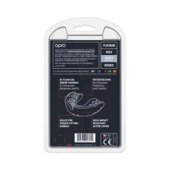 OPRO Mouthguard UFC Silver - Black/Red,