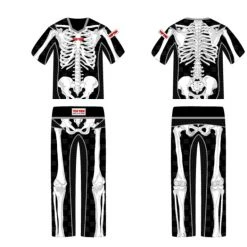 TopTen Top Ten SKELETON Energy Fighter Uniform - Black/white, 1682-SKE