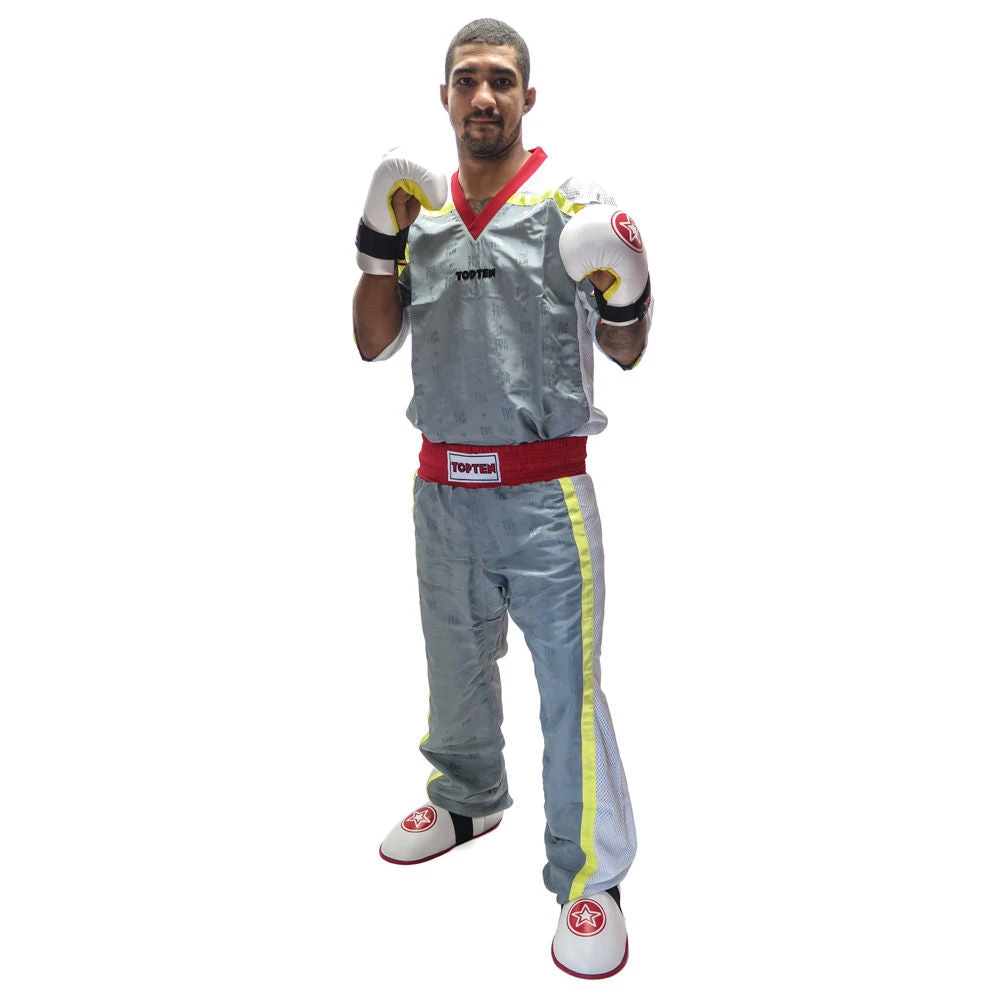 TopTen Top Ten Grey White Mesh Uniform 1605 Model - Grey/white/neon Yellow, 1605-21GD OFFERS 3 TopTen Top Ten Grey White Mesh Uniform 1605 Model - Grey/white/neon Yellow, 1605-21GD OFFERS