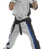 TopTen UNIFORMS Top Ten Mesh Uniform 1605 Model - White/black/blue, 1605 WH-BL
