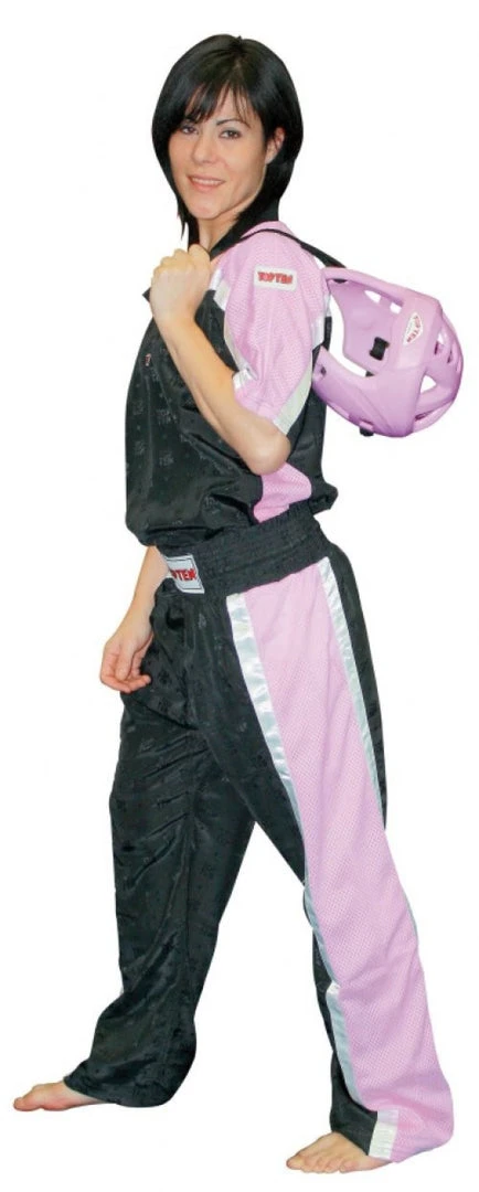 TopTen Top Ten Mesh Uniform 1605 Model - Black/pink, 1605-BLK-P 3 TopTen Top Ten Mesh Uniform 1605 Model - Black/pink, 1605-BLK-P