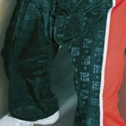 TopTen UNIFORMS Top Ten Mesh Uniform 1605 Model - Black/red, 1605 S