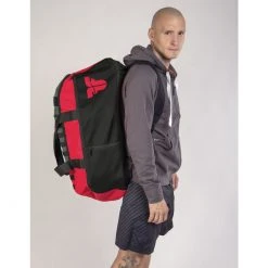 Sports Bag FIGHTER LINE XL - Red/grey/black TRAINING