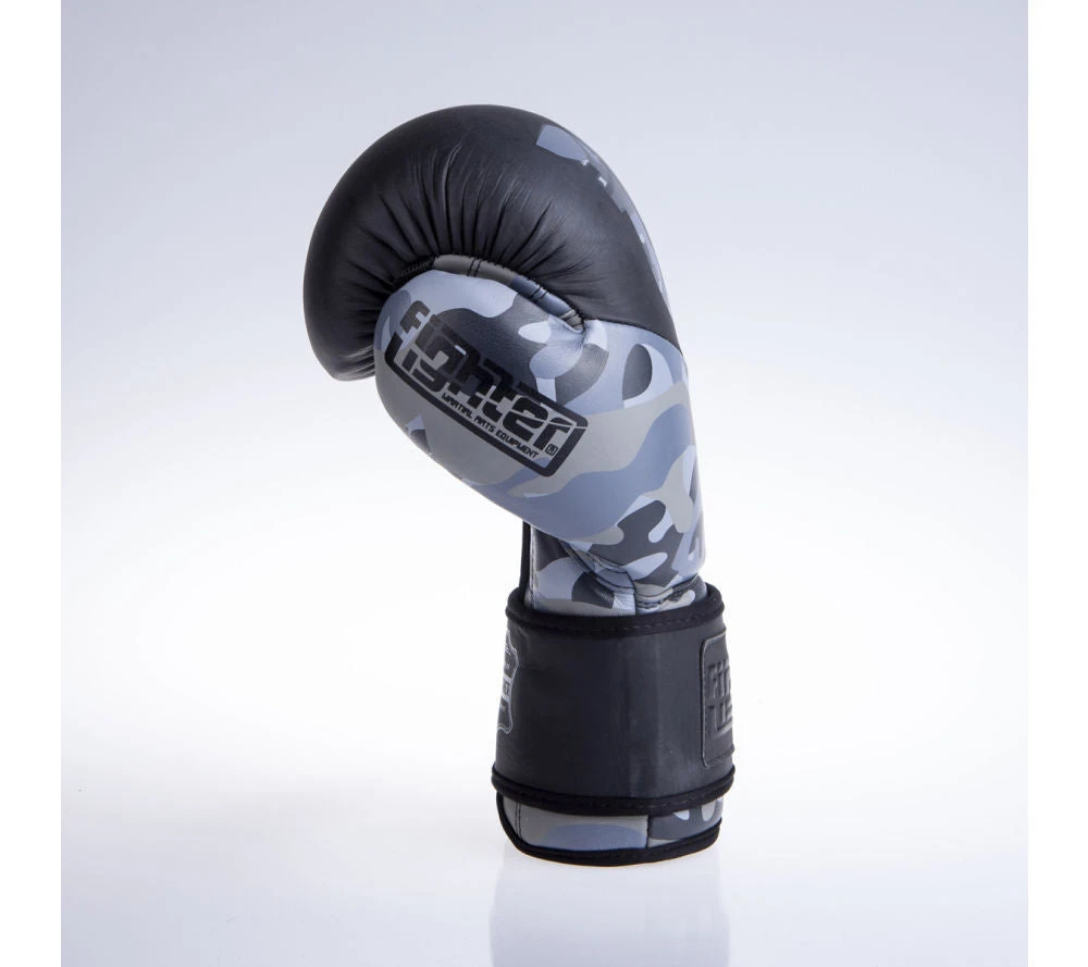 Fighter SPLIT Boxing Gloves - Black/camo, FBG-001BBL 4 Fighter SPLIT Boxing Gloves - Black/camo, FBG-001BBL