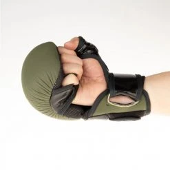 Fighter Training MMA Gloves - Khaki/black, FMG-001