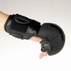 Fighter Training MMA Gloves - Black Logo, FMG-001