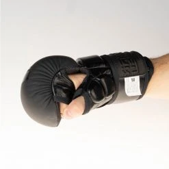 Fighter Training MMA Gloves - Black Logo, FMG-001