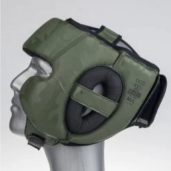 Headguard Fighter Sparring Pro - Khaki/camo PROTECTION