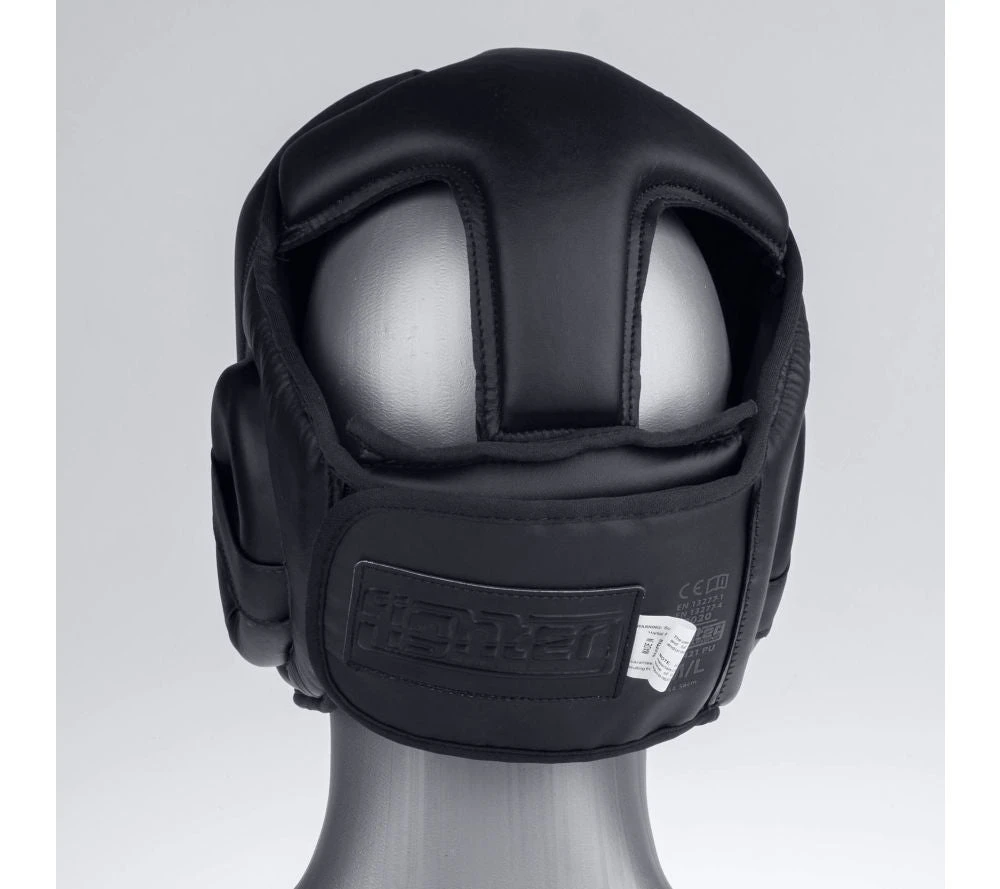 Headguard Fighter Sparring - Black PROTECTION 7 Headguard Fighter Sparring - Black PROTECTION
