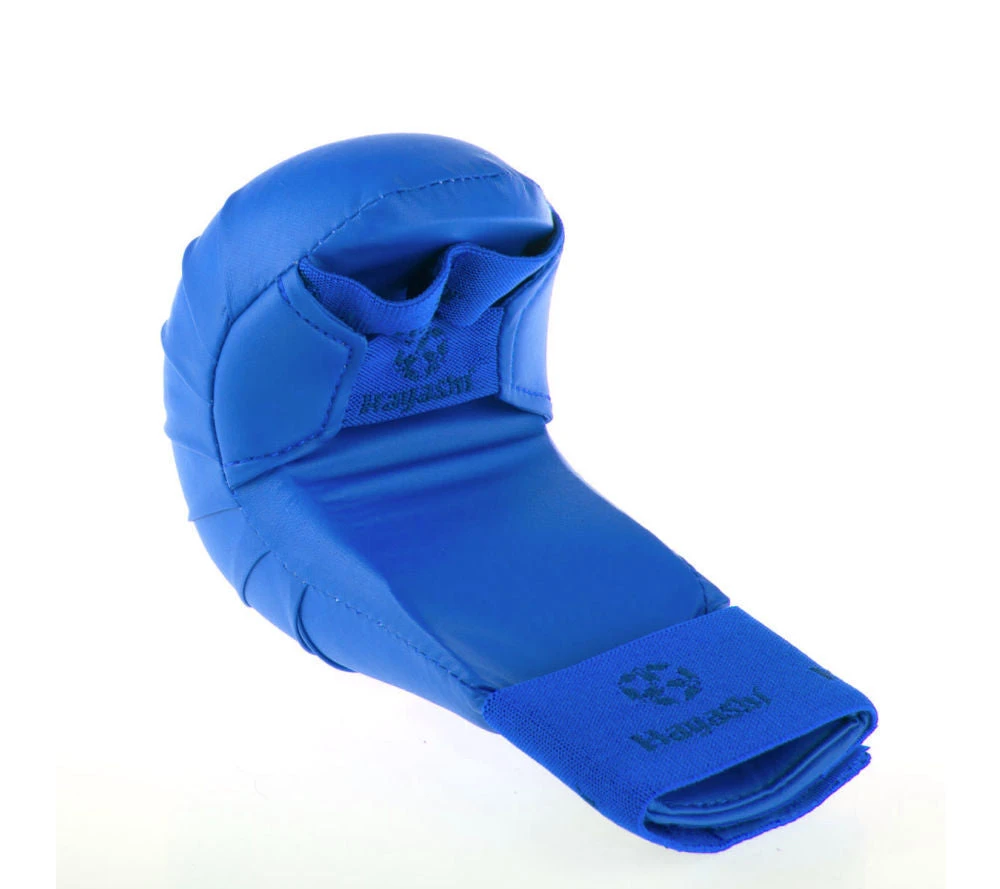 Hayashi WKF Open-Hand Karate Fist Protection Gloves - Blue, 237-4 4 Hayashi WKF Open-Hand Karate Fist Protection Gloves - Blue, 237-4