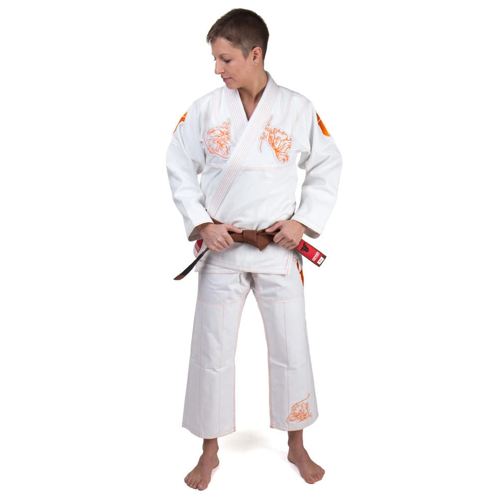 Fighter BJJ Gi Koi Uniform - White, BJJW-02 OFFERS 3 Fighter BJJ Gi Koi Uniform - White, BJJW-02 OFFERS