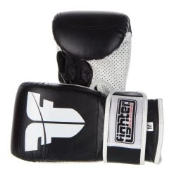 Bag Gloves Fighter Velcro - Black/white, Je-perf
