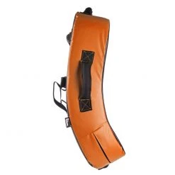 TRAINING Fighter Curved Kicking Shield - MULTI GRIP - Black/orange, FKSH-01