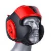 Fighter Black / Red Leather Sparring Headguard, NL2796R PROTECTION 1 Fighter Black / Red Leather Sparring Headguard, NL2796R PROTECTION