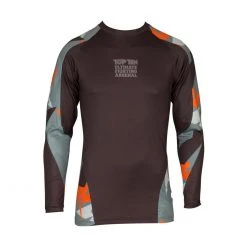 TopTen MMA Top Ten MMA Jungle Rashguard - Black/grey/neon Orange, 14121-93