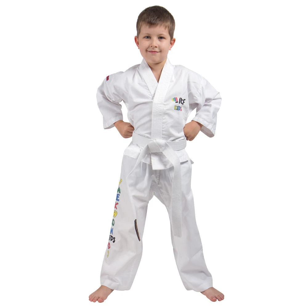 TopTen Top Ten Dobok Uniform - KIDS - White Cotton/Polyester SPE, 1668-1 UNIFORMS 3 TopTen Top Ten Dobok Uniform - KIDS - White Cotton/Polyester SPE, 1668-1 UNIFORMS