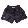 Fighter Thai Trunks Bangkok Plain - Black, FP04 APPAREL