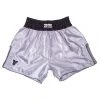 APPAREL Fighter Thai Shorts Bangkok Plain - Silver/black, FP09