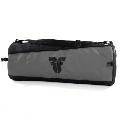 Fighter Round Shoulder Bag - Black/grey, FSB-04