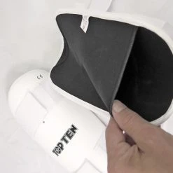 TopTen Shin Guard TOP TEN WAKO - White, 3208-1 PROTECTION