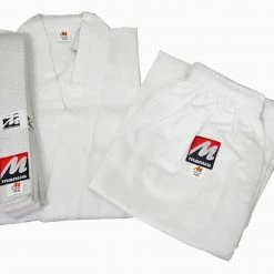 Hayashi Manus BASIC Lightweight Karate Uniform - 5oz - White, 019-1 UNIFORMS