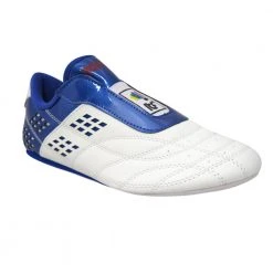 FOOTWEAR TopTen BUDO ITF Laceless White & Blue Lightweight Taekwon-Do Shoes, 543-16