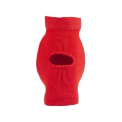Fighter FF Elbow Guard Red Oval Cup Protector With Elastic Strap, FEG-01R PROTECTION
