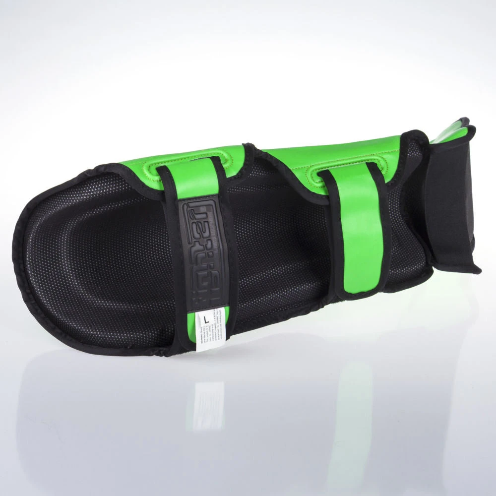 PROTECTION Fighter Shinguards Thai Ergo - Green/black, FSG-004GNB 6 PROTECTION Fighter Shinguards Thai Ergo - Green/black, FSG-004GNB