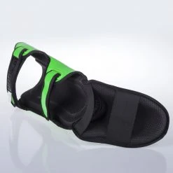 PROTECTION Fighter Shinguards Thai Ergo - Green/black, FSG-004GNB 12 PROTECTION Fighter Shinguards Thai Ergo - Green/black, FSG-004GNB