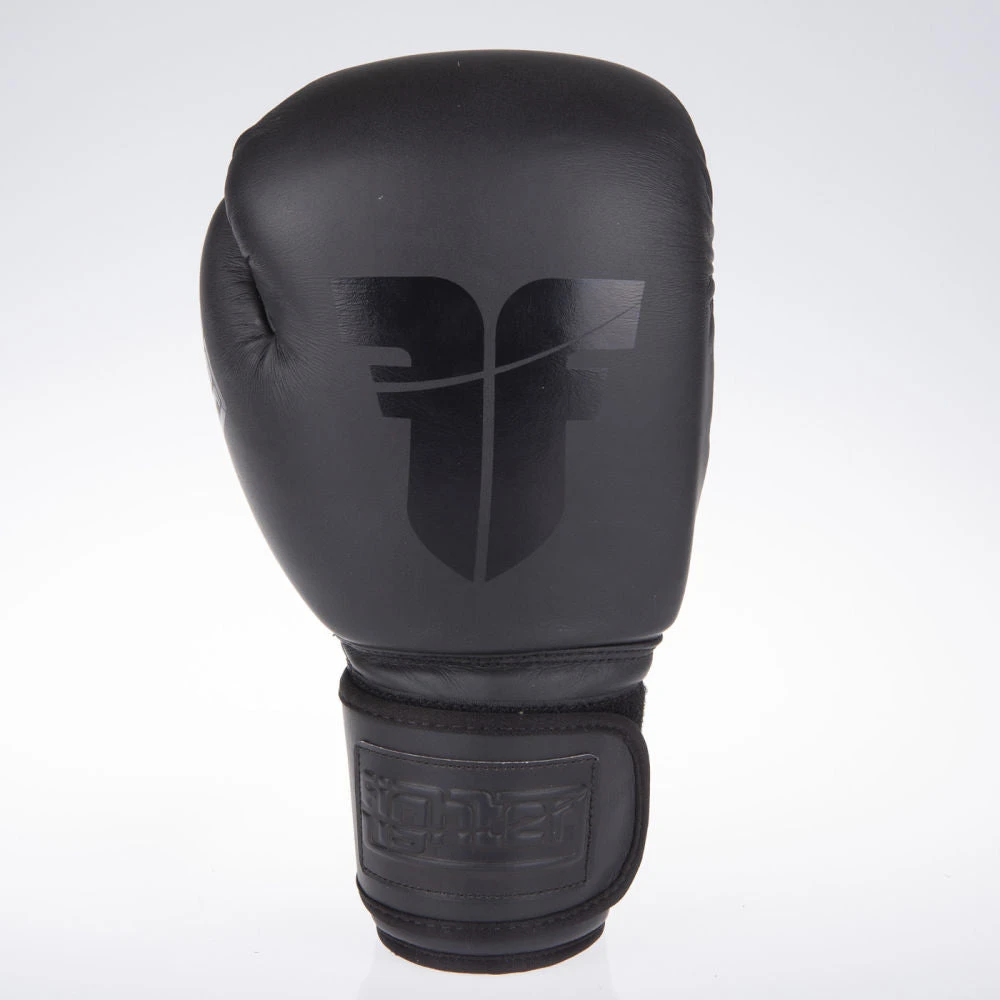 Fighter SIAM Boxing Gloves - Black, FBG-001B 6 Fighter SIAM Boxing Gloves - Black, FBG-001B
