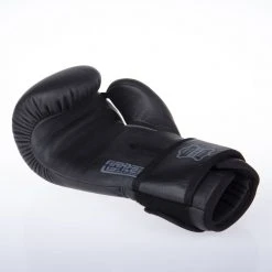 Fighter SIAM Boxing Gloves - Black/grey, FBG-003B 19 Fighter SIAM Boxing Gloves - Black/grey, FBG-003B
