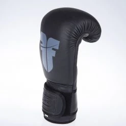 Fighter SIAM Boxing Gloves - Black/grey, FBG-003B 16 Fighter SIAM Boxing Gloves - Black/grey, FBG-003B