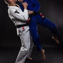 Fighter BJJ Gi Pearl Weave Uniform - White, BJJBW-08 UNIFORMS