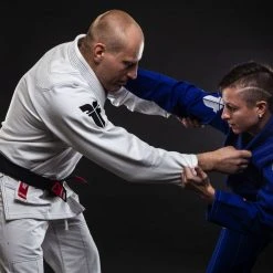 Fighter BJJ Gi Pearl Weave Uniform - White, BJJBW-08 UNIFORMS