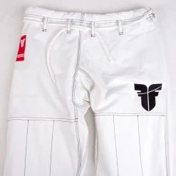 Fighter BJJ Gi Pearl Weave Uniform - White, BJJBW-08 UNIFORMS