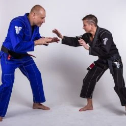 Fighter BJJ Gi Pearl Weave Uniform - Black, BJJBL-09 UNIFORMS