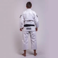 Fighter BJJ Gi Ripstop Uniform - White, BJJBW-05 UNIFORMS