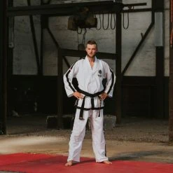 TopTen TOP TEN ITF Taekwon-Do Instructor Uniform - Diamond Polyester Dobok, 16781-1 UNIFORMS