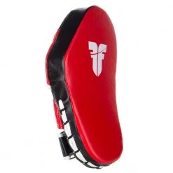 TRAINING Fighter Focus Mitts - Leather Long - Red/white/black, JE-540