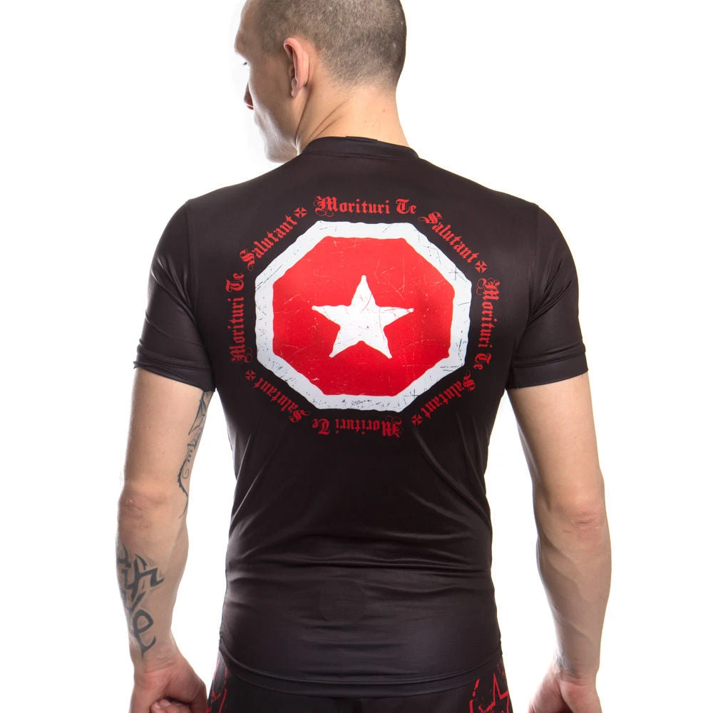 TopTen MMA TOP TEN Rashguard Morituri Te Salutant - Black/red, 1418-9 4 TopTen MMA TOP TEN Rashguard Morituri Te Salutant - Black/red, 1418-9