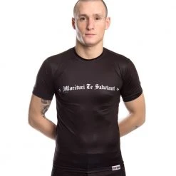 TopTen MMA TOP TEN Rashguard Morituri Te Salutant - Black/red, 1418-9