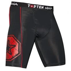 TopTen MMA OFFERS Top Ten MMA Compression Shorts Black/red, 1880-9