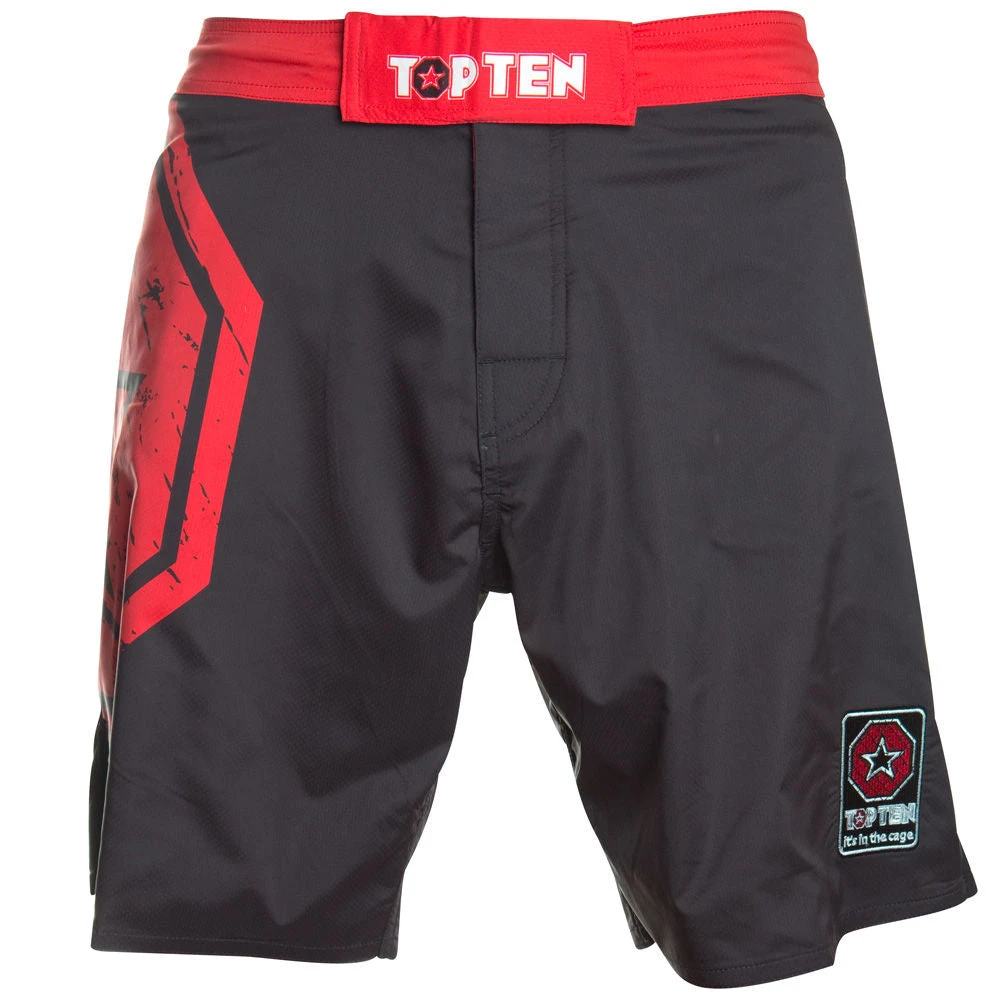 TopTen MMA TOP TEN MMA Shorts SuperStar - Black/red, 1874-9 3 TopTen MMA TOP TEN MMA Shorts SuperStar - Black/red, 1874-9