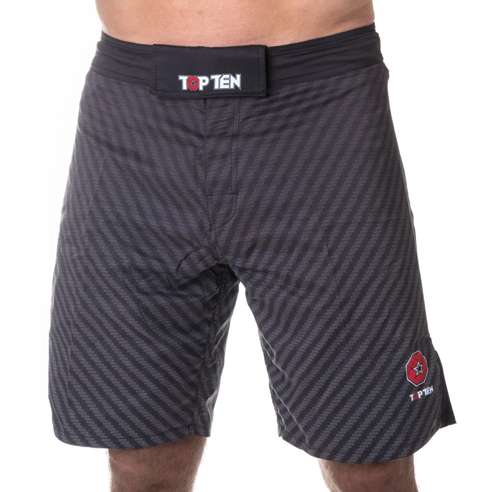 TopTen MMA Top Ten MMA CARBON Shorts - Black/grey, 1881-9 3 TopTen MMA Top Ten MMA CARBON Shorts - Black/grey, 1881-9