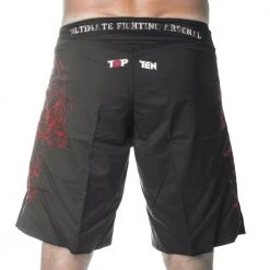 TopTen MMA OFFERS Top Ten MMA Dragon Shorts - Black/red, 1883-4