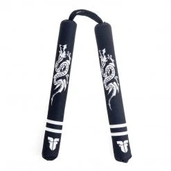 Fighter Soft Dragon Nunchaku - Black/white