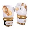 TopTen TOP TEN Glossy White/Gold Pointfighter Open-Hand Gloves, 21656-6
