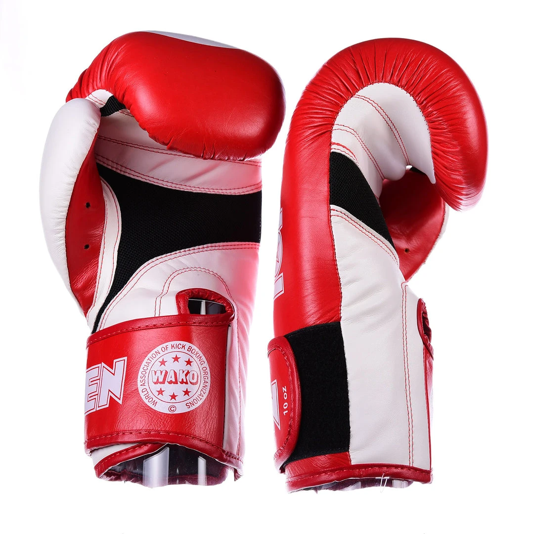 TopTen TOP TEN STAR Red/White XLP WAKO Kickboxing Gloves, 2068-4 4 TopTen TOP TEN STAR Red/White XLP WAKO Kickboxing Gloves, 2068-4