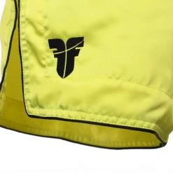 Fighter Thai Shorts Bangkok Plain - Neon Yellow/black, FP08 APPAREL