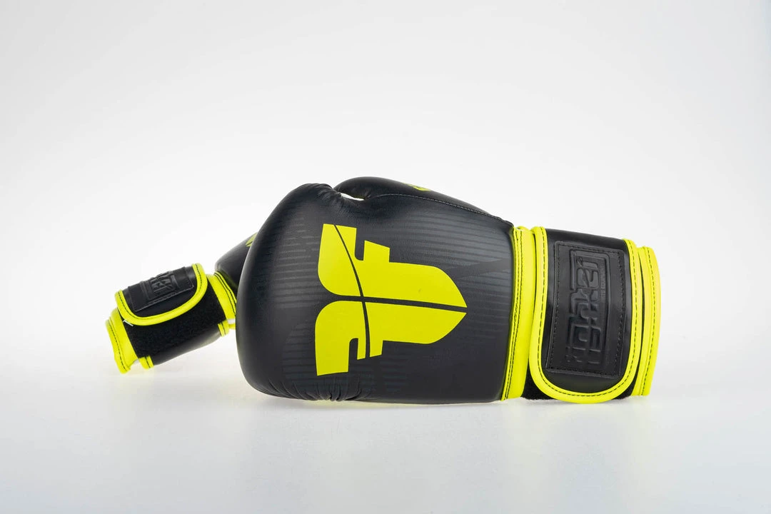 Fighter Boxing Gloves SPEED - Black/yellow 14 Fighter Boxing Gloves SPEED - Black/yellow